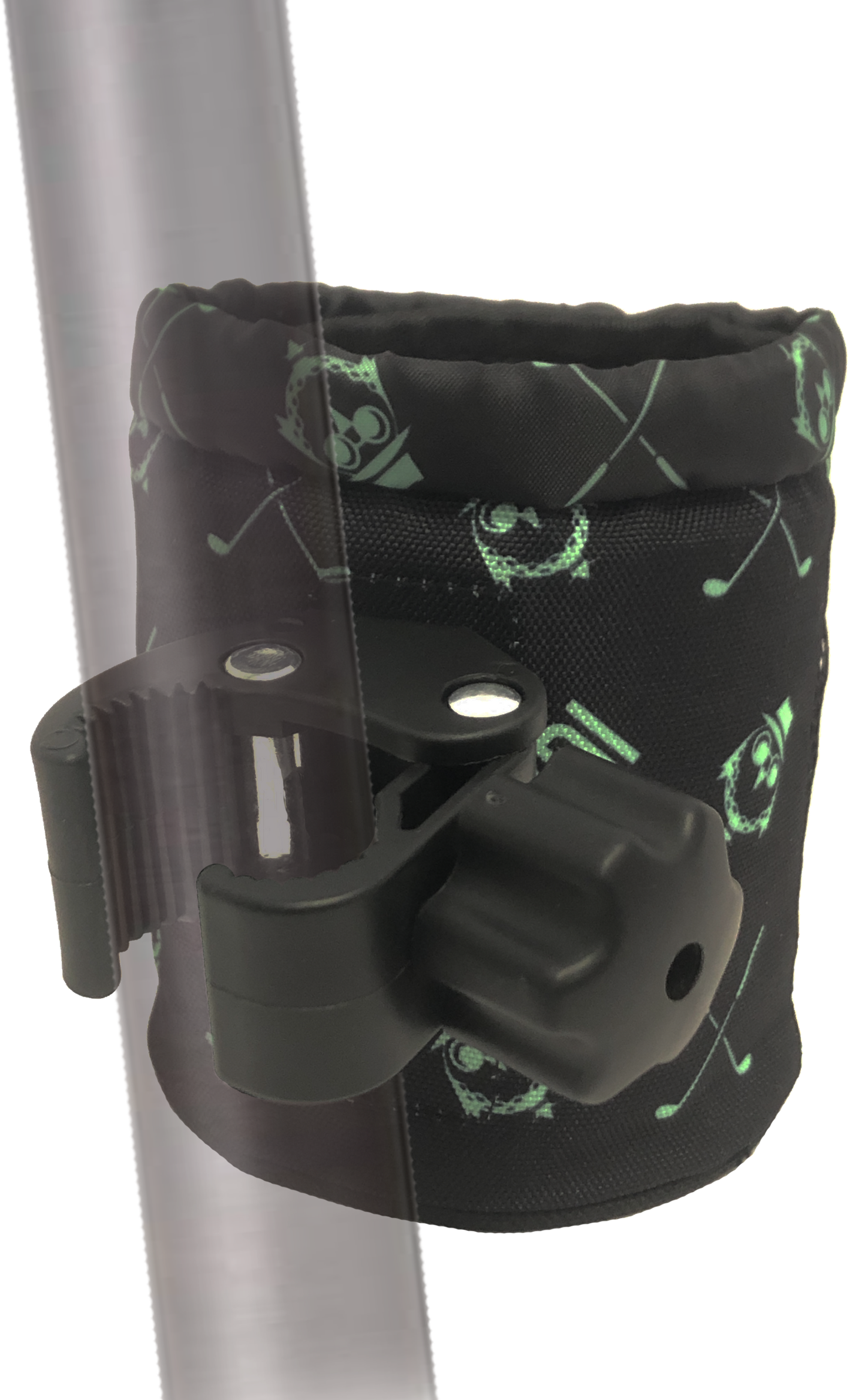 BYRDI Buddy Golf Cart Pouch Mount with 360 Rotating Clip