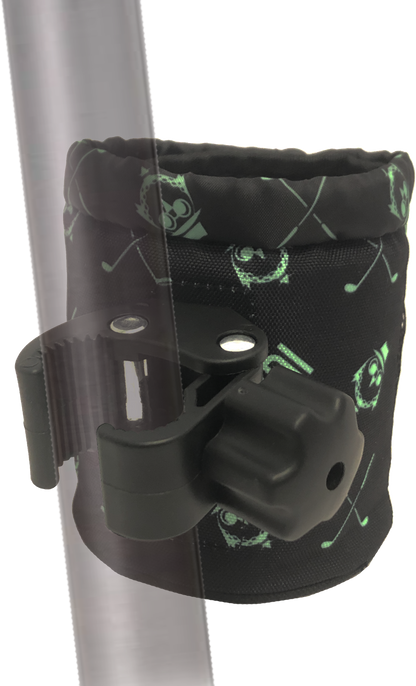 BYRDI Buddy Golf Cart Pouch Mount with 360 Rotating Clip