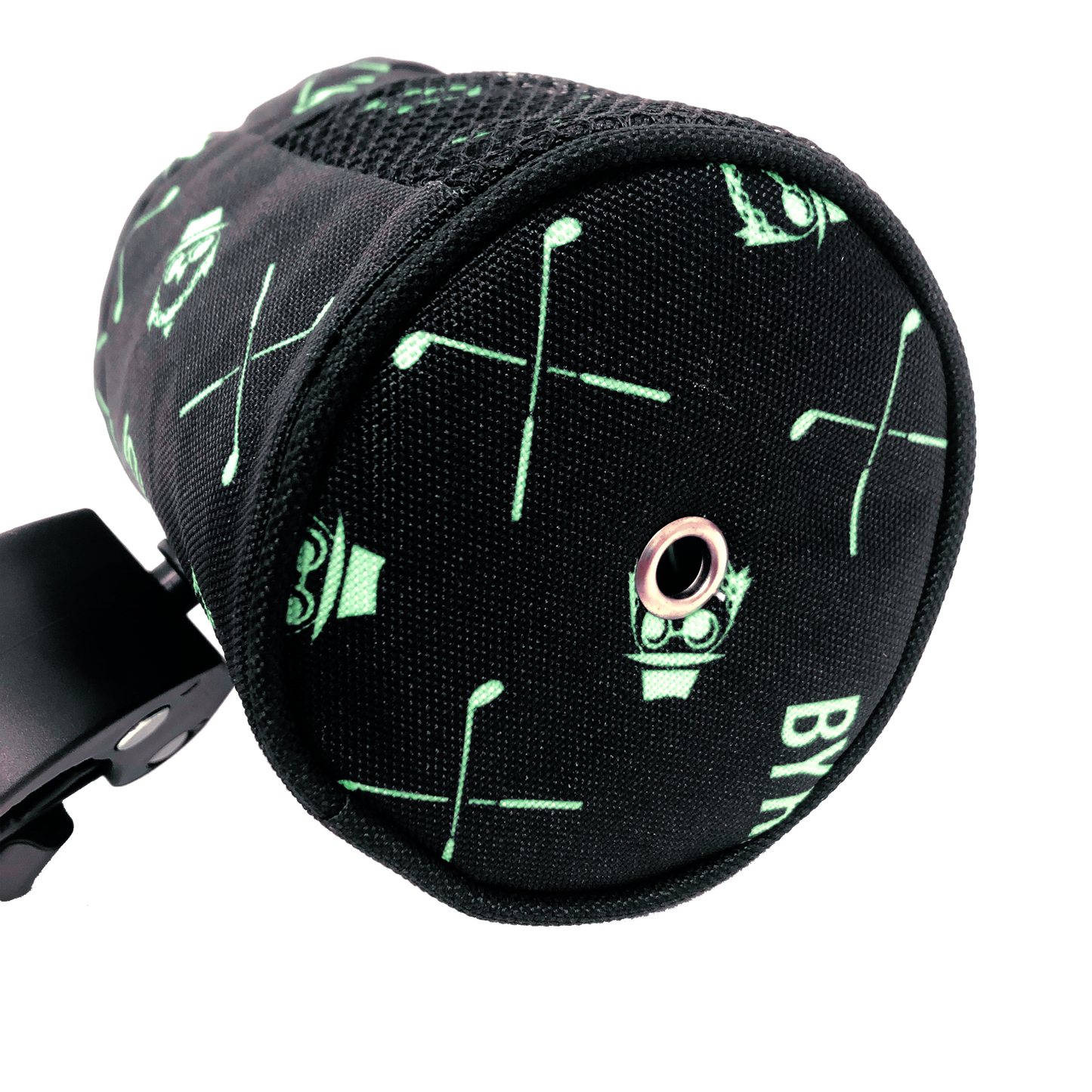 BYRDI Buddy Golf Cart Pouch Mount with 360 Rotating Clip