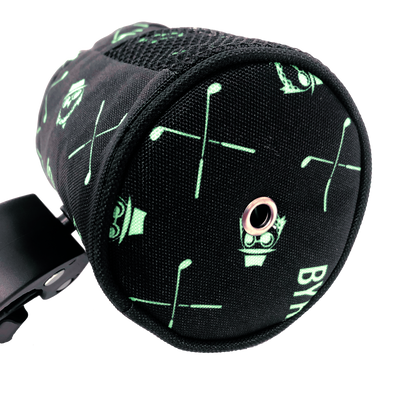 BYRDI Buddy Golf Cart Pouch Mount with 360 Rotating Clip