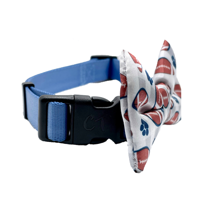 Cutie Ties Dog Bow Tie - Football Design