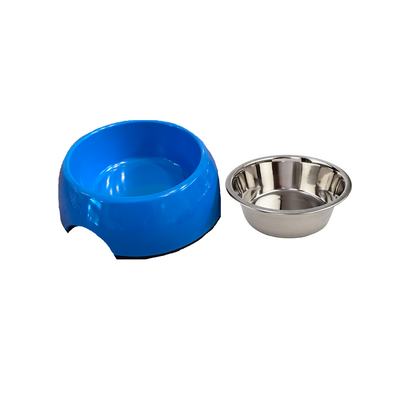 Cutie Ties Stainless Steel Dog Bowl