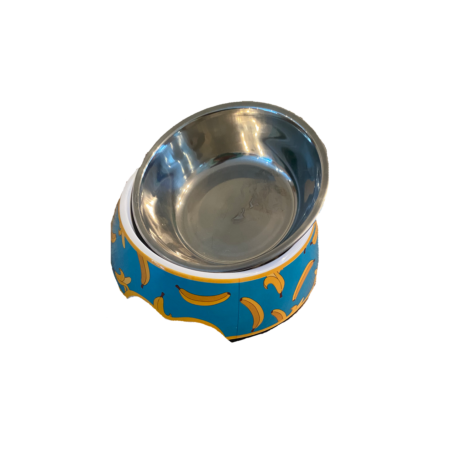 Cutie Ties Stainless Steel Dog Bowl