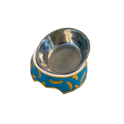 Cutie Ties Stainless Steel Dog Bowl
