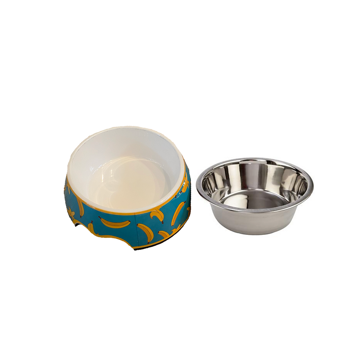 Cutie Ties Stainless Steel Dog Bowl