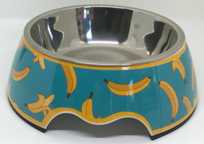Cutie Ties Stainless Steel Dog Bowl