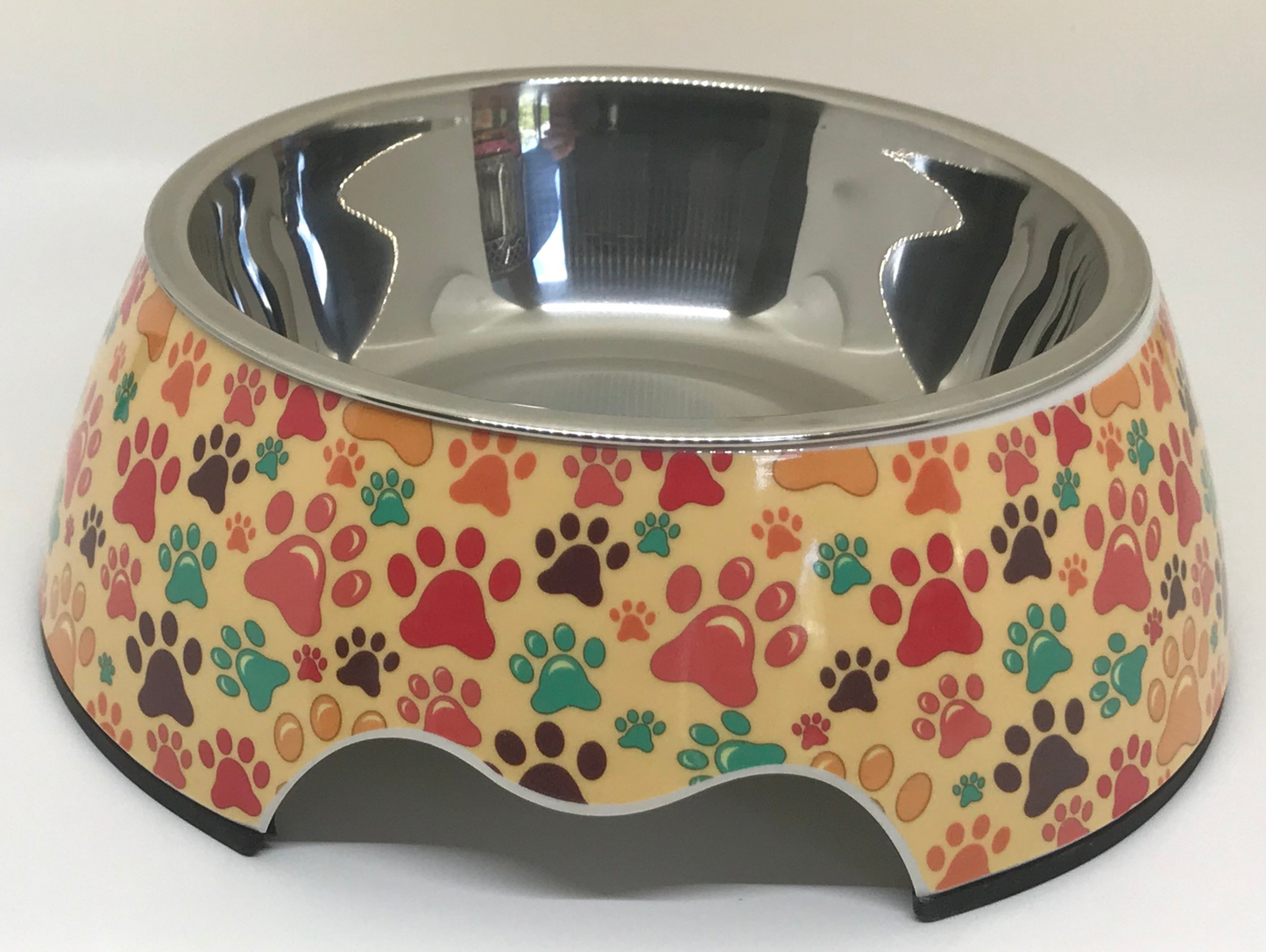 Cutie Ties Stainless Steel Dog Bowl