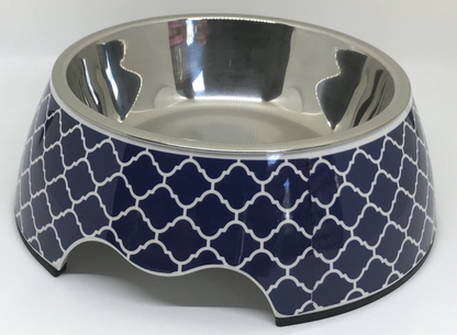 Cutie Ties Stainless Steel Dog Bowl
