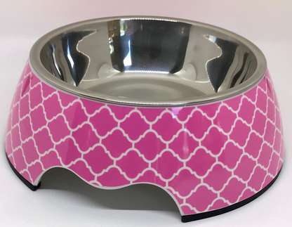 Cutie Ties Stainless Steel Dog Bowl