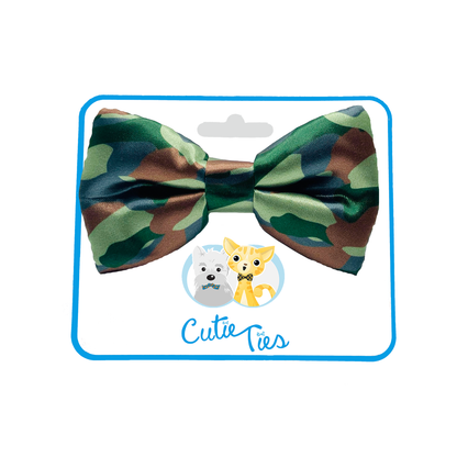 Cutie Ties Dog Bow Tie - Camo & Print Designs