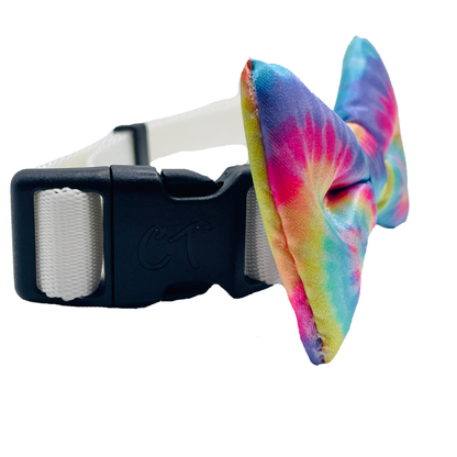 Cutie Ties Dog Bow Tie - Foodie & Tie-Dye Designs