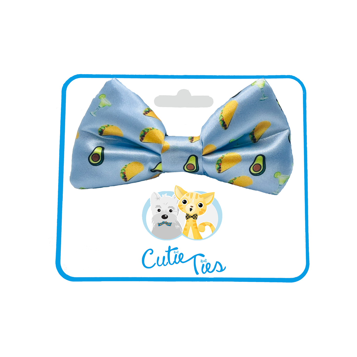 Cutie Ties Dog Bow Tie - Foodie & Tie-Dye Designs