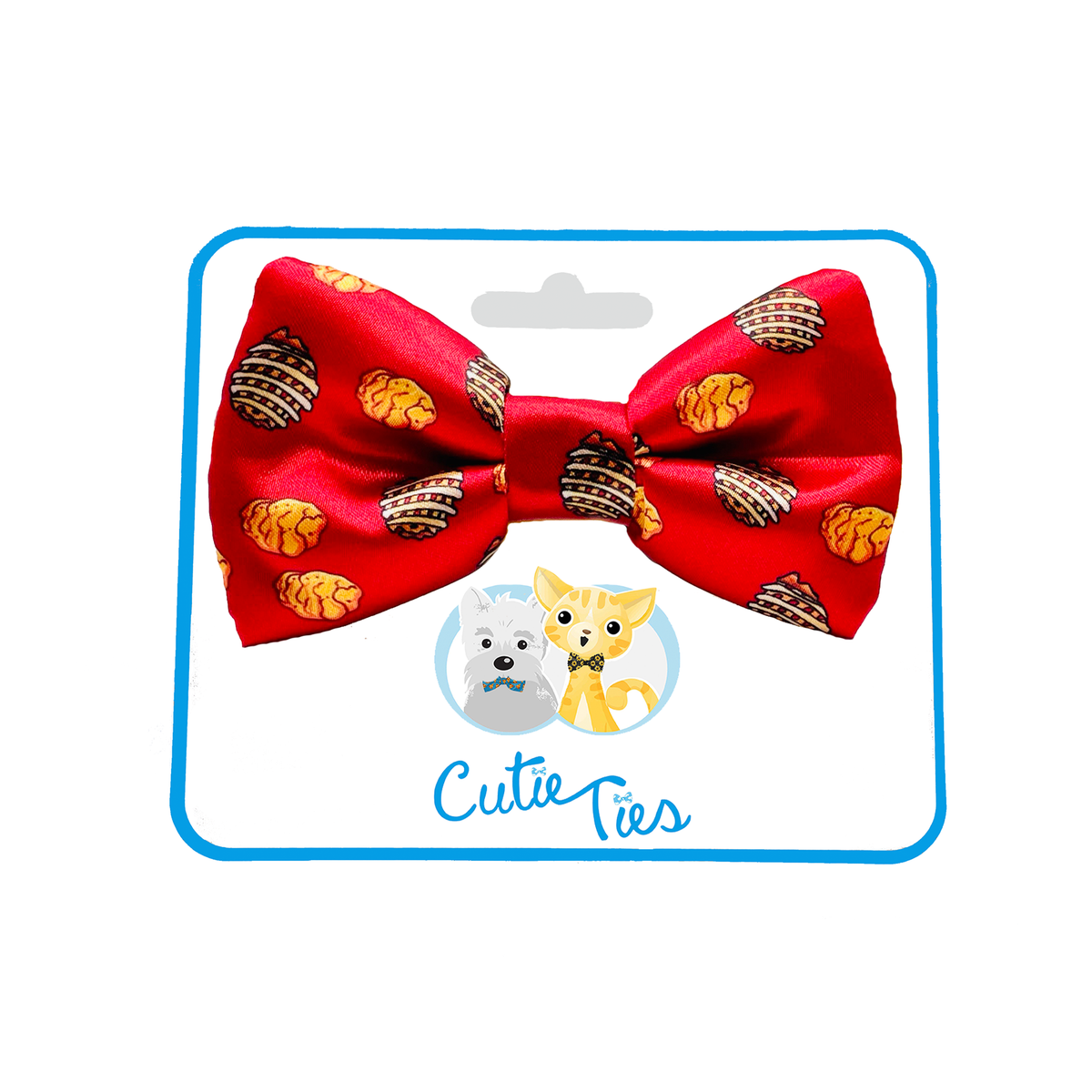Cutie Ties Dog Bow Tie - Foodie & Tie-Dye Designs