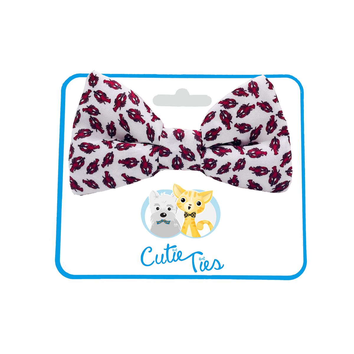 Cutie Ties Dog Bow Tie - Playful Pattern Designs