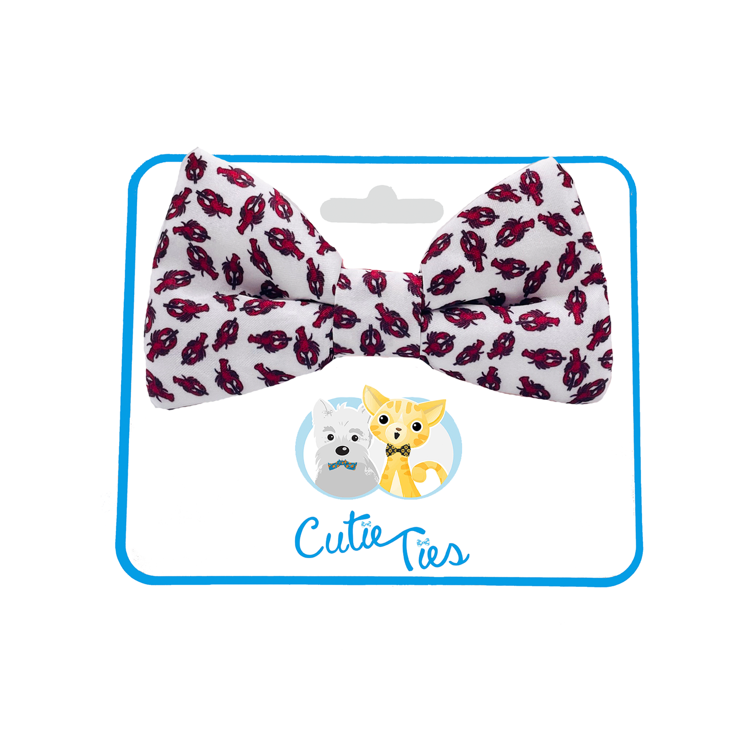 Cutie Ties Dog Bow Tie - Playful Pattern Designs