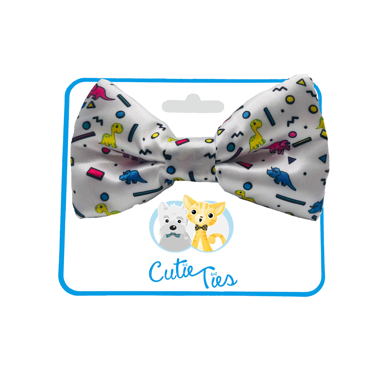 Cutie Ties Dog Bow Tie - Playful Pattern Designs
