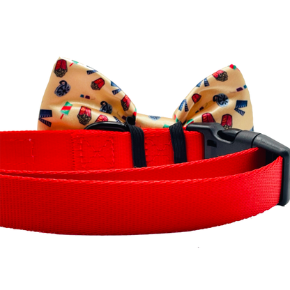 Cutie Ties Dog Bow Tie - Playful Pattern Designs