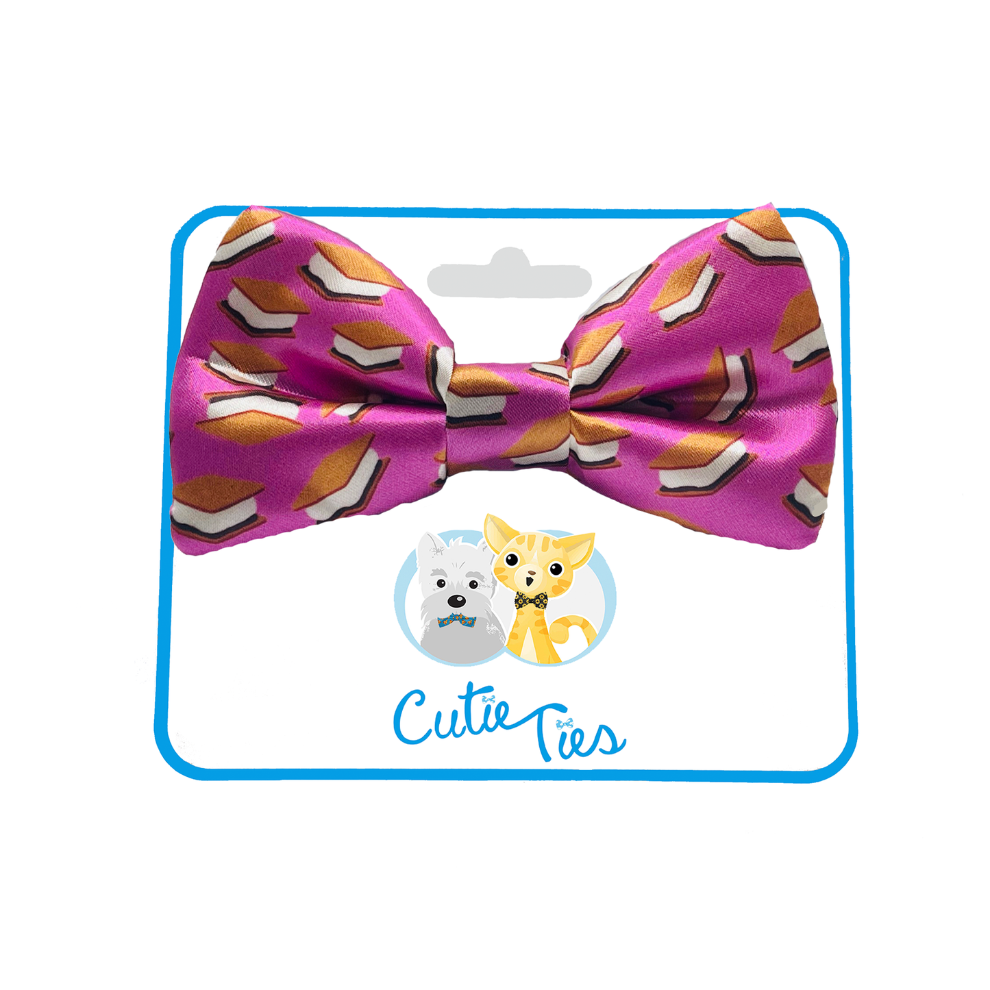 Cutie Ties Dog Bow Tie - Playful Pattern Designs