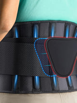 Breathable Back Support Belt with Detachable Waist Pad for Pain Relief