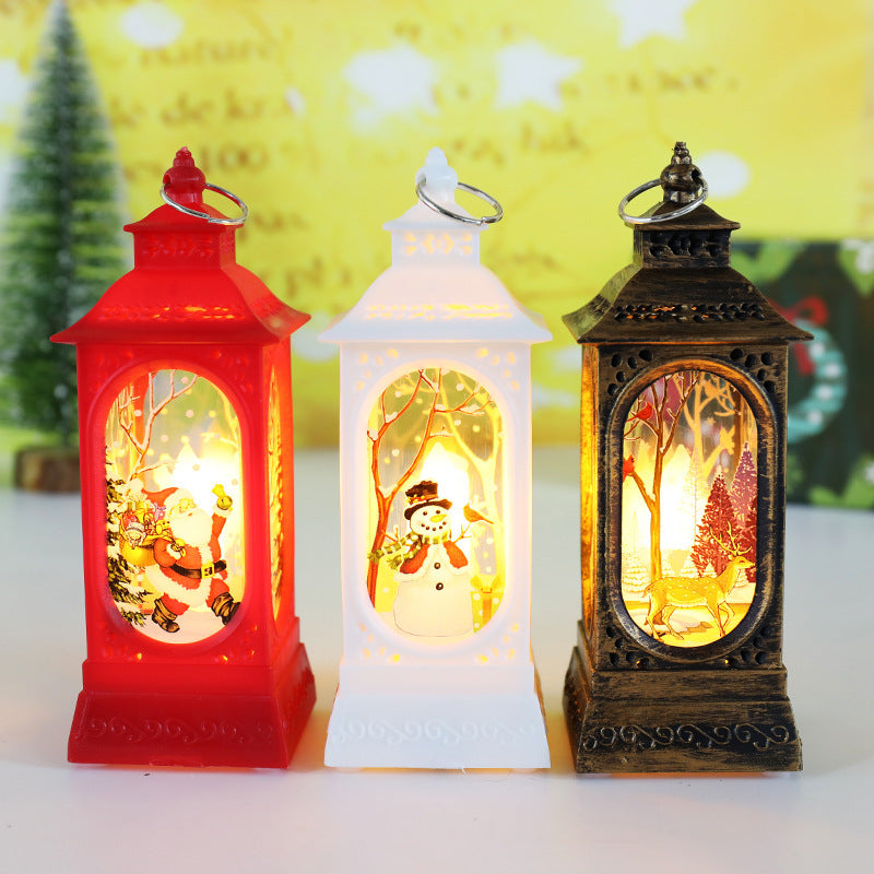 LED Luminous Satchel Candle Christmas Decoration Ornament