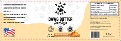 Dawg Butter Dog Peanut Butter