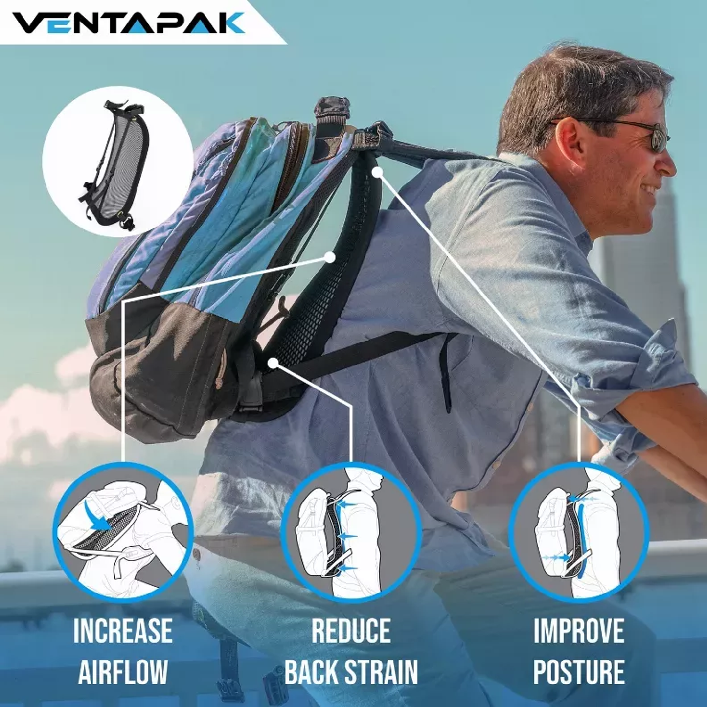 VentaPak Backpack Comfort Accessory