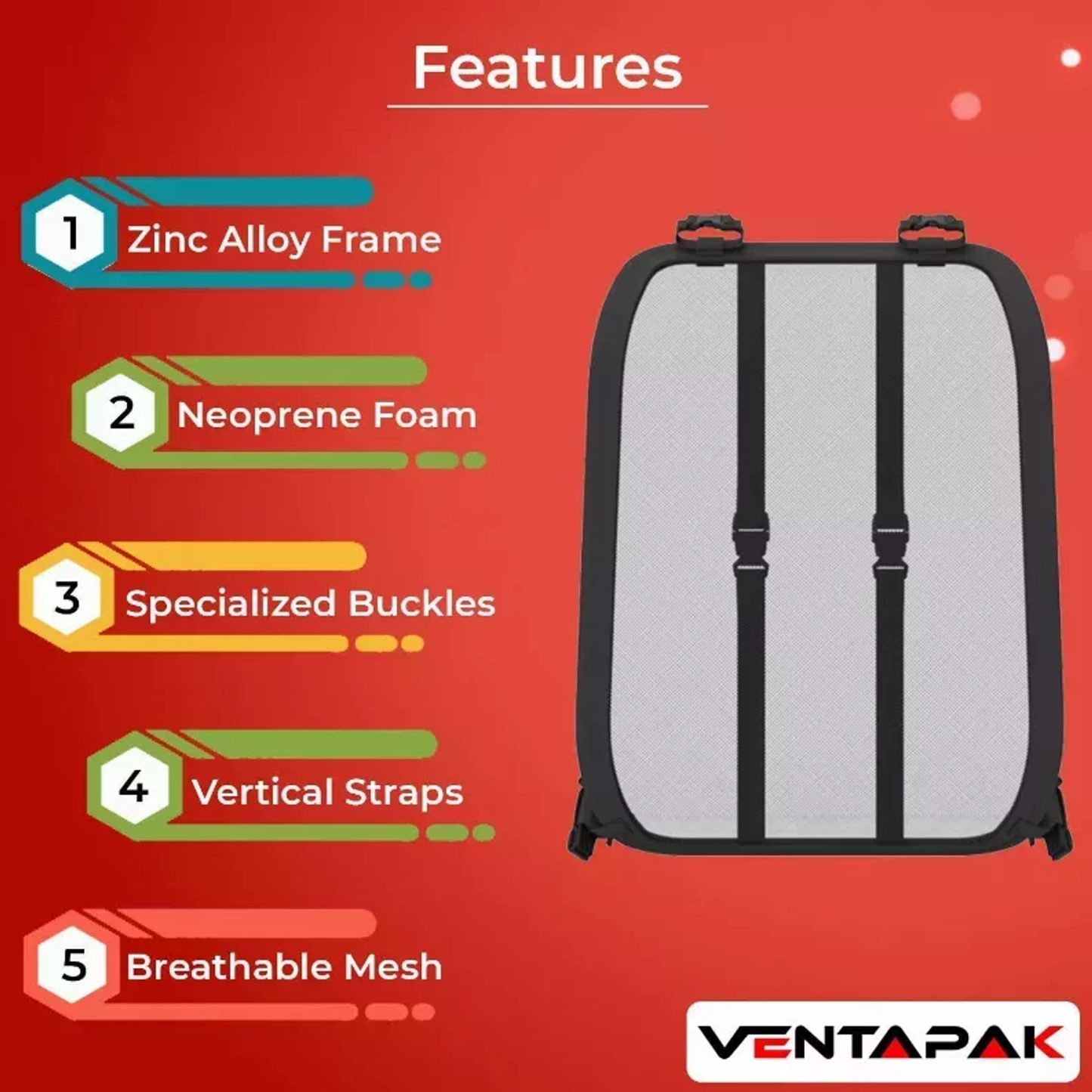 VentaPak Backpack Comfort Accessory