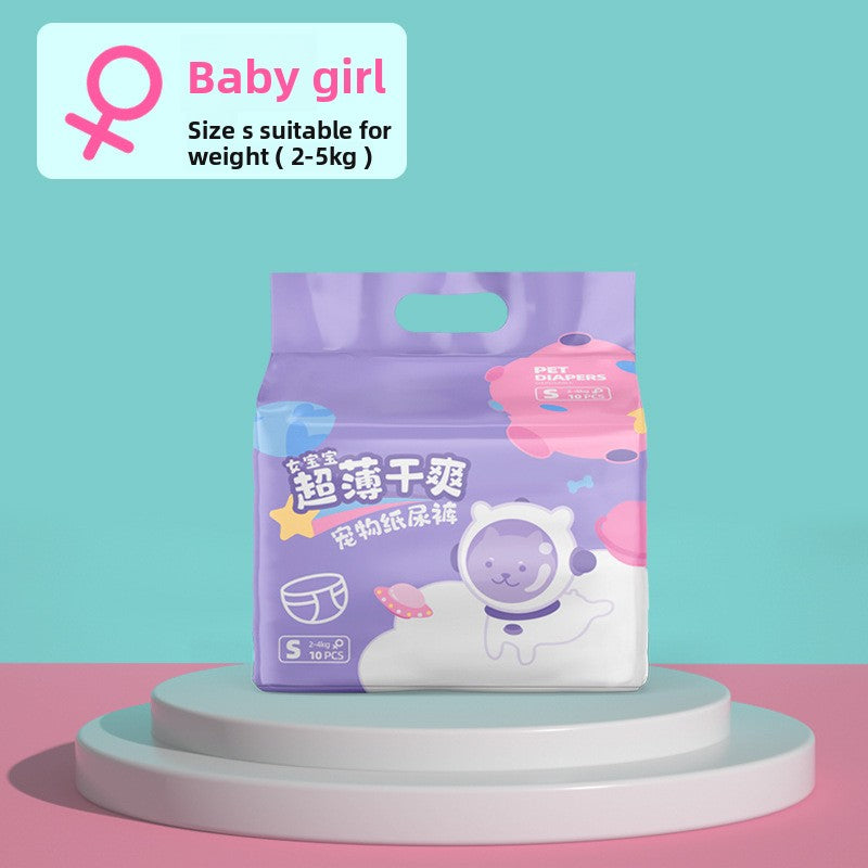 Ultra-Thin Pet Diapers for Dogs