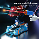 Light-tracking climbing vehicle