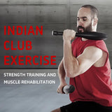 10LB steel mace club with hammer-style weighted head
