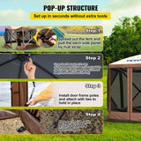 Waterproof gazebo canopy in light rain conditions