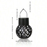 Solar Powered Flame Effect Hanging Light