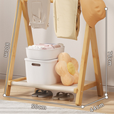 Foldable Pet Clothes Rack Storage Organizer