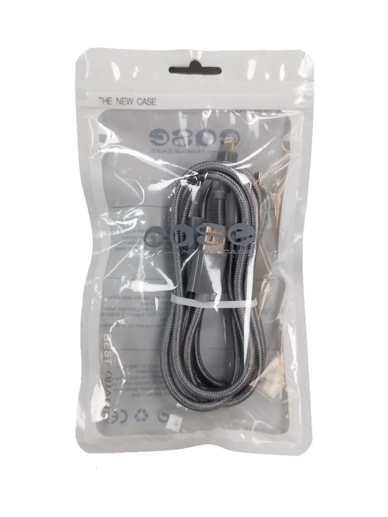 3 in 1 charging cable shown in black and white colors