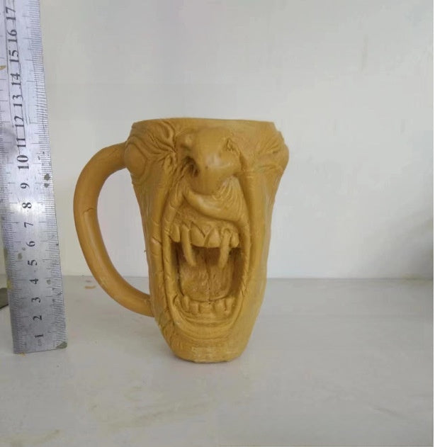Halloween Horror Handmade Gothic Vampire Half Face Funny Mug