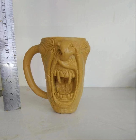 Halloween Horror Handmade Gothic Vampire Half Face Funny Mug