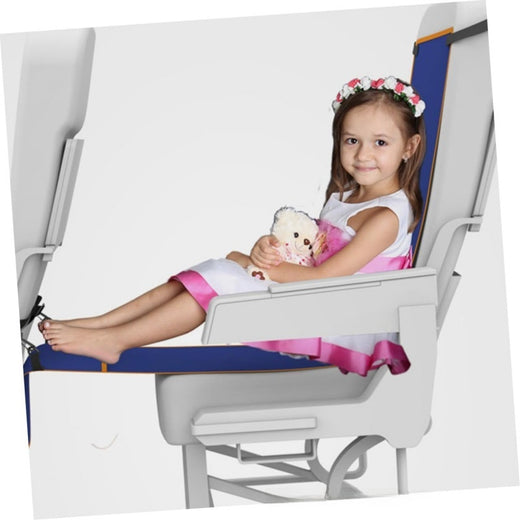 Portable Foot Hammock Seat for Travel and Airplane Use