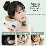 Rechargeable Heating Vibration Massage Pillow