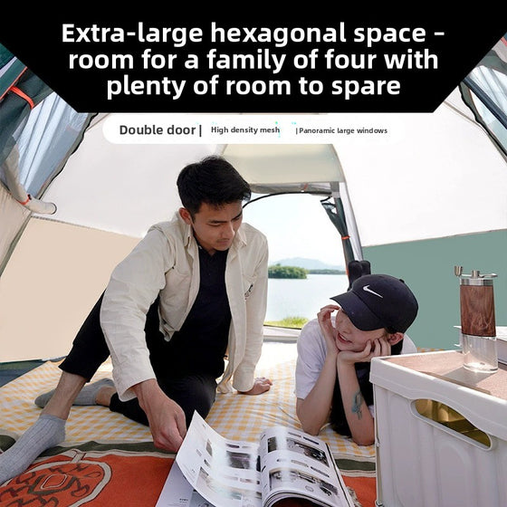 Automatic Hexagonal Camping Tent Camping Shelter & Sleep product image 3