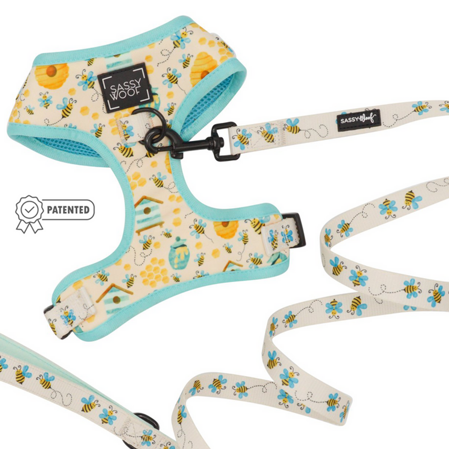 Sassy Woof Dog Harness & Leash Bundle Set