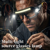 Multifunctional USB Rechargeable Head Mounted Light