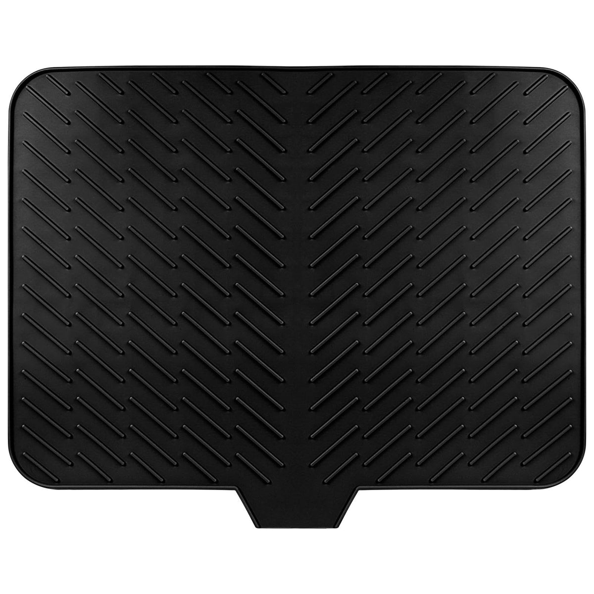 Silicone Slope Drainage Mat Large Square Kitchen Bar Tray