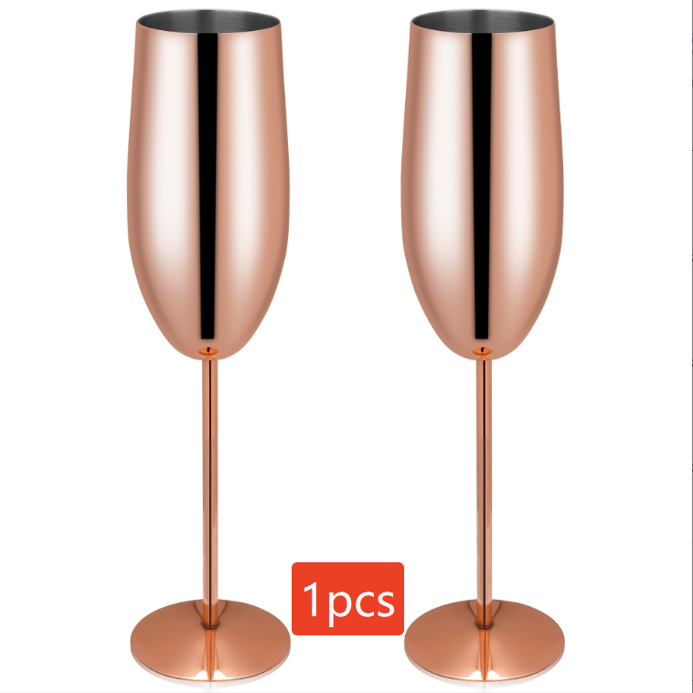 Thickened Stainless Steel Wine Glass Goblet