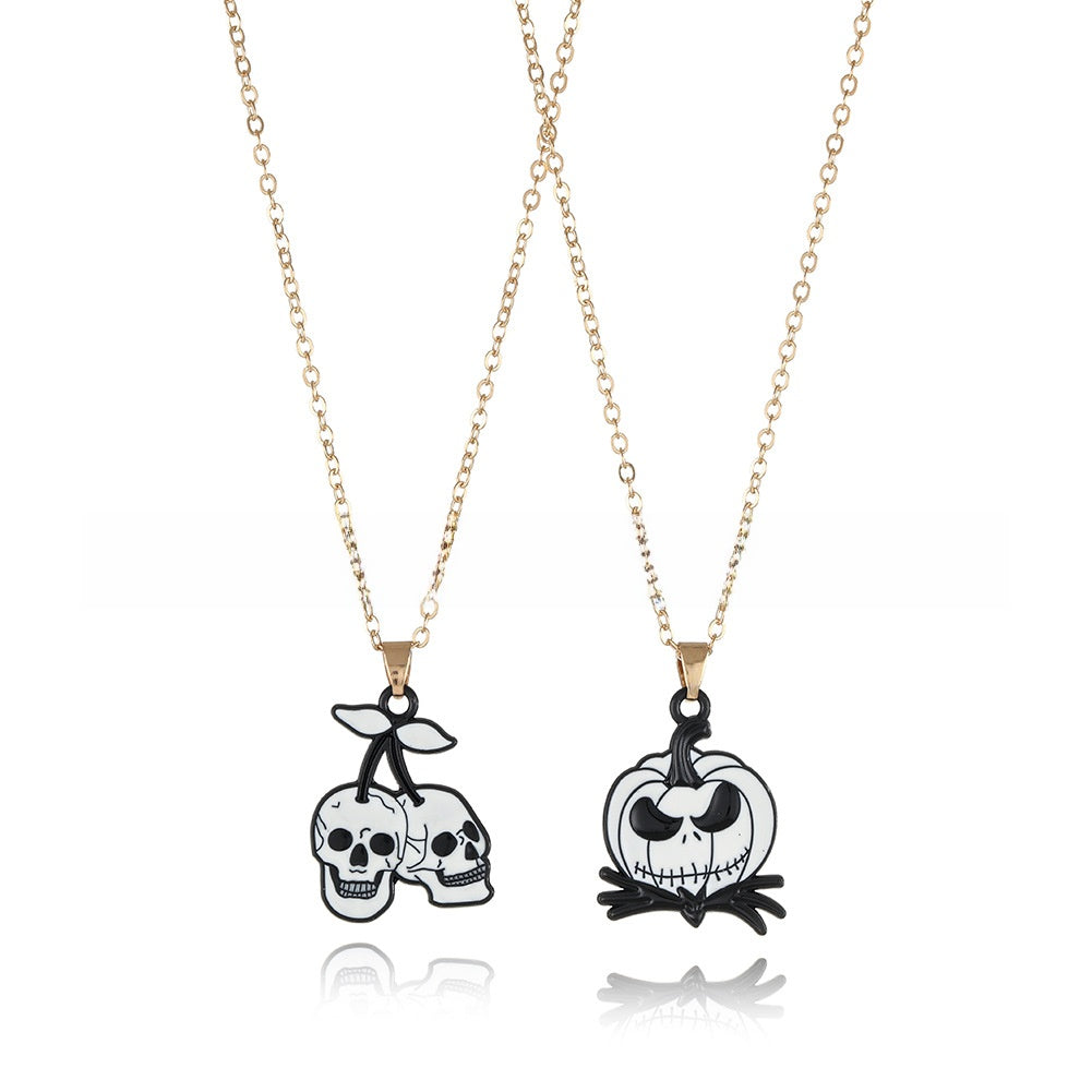 Cartoon Halloween Necklace Set