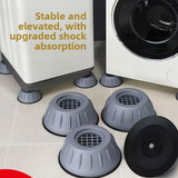 Shock-Absorbing Foot Pads for Washing Machine Bases