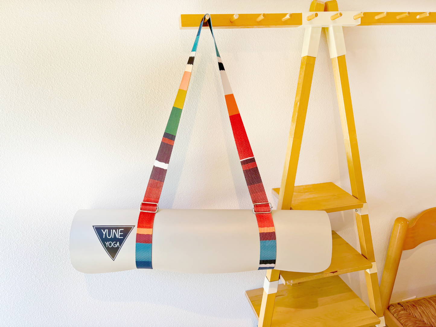Yune Yoga Elk Meadow Yoga Strap - Rainbow