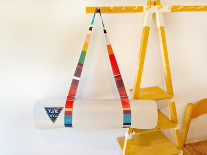 Yune Yoga Elk Meadow Yoga Strap - Rainbow