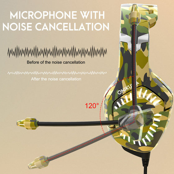 Camouflage Headphones Gaming Electronics product image 2