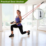 Resistance bands multicolor tubes for adjustable intensity