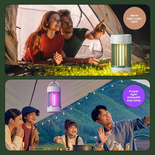 USB Rechargeable Electric Mosquito Killer Lamp with Purple Light